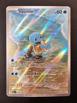 Squirtle 170/165 - Scarlet & Violet 151 - Illustration Rare IR - Pokemon - NM - Image 1