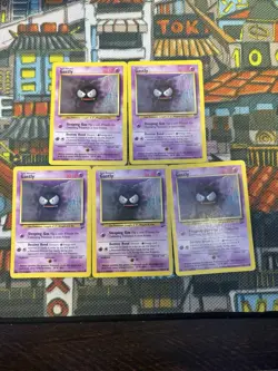 Gastly 75/130 Common Base Set 2 Pokemon (x5) - Vintage - Set Of 5 💎🔥 - Image 1