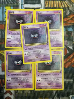 Gastly 75/130 Common Base Set 2 Pokemon (x5) - Vintage - Set Of 5 💎🔥 - Image 3
