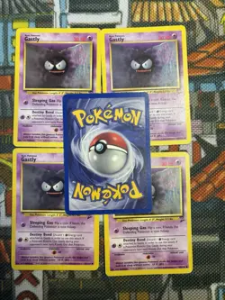 Gastly 75/130 Common Base Set 2 Pokemon (x5) - Vintage - Set Of 5 💎🔥 - Image 4