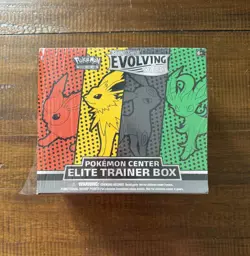 OPENED BOX Sword & Shield Evolving Skies Pokemon Center Elite Trainer Box ETB - Image 2