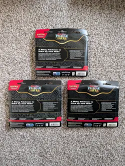 Pokemon TCG Scarlet & Violet Paldean Fates Tech Sticker Collection Set. - Image 2