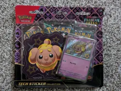 Pokemon TCG Scarlet & Violet Paldean Fates Tech Sticker Collection Set. - Image 5