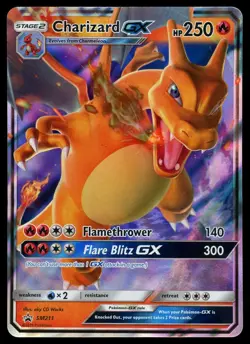 POKEMON CARD - CHARIZARD GX SM211 SUN & MOON PROMOS - Image 1