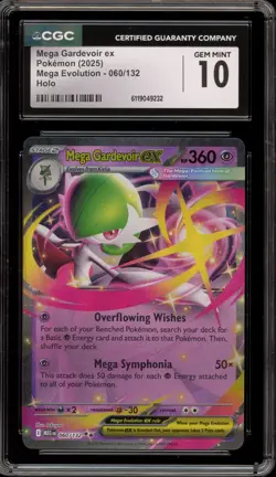 Pokemon Mega Gardevoir ex Mega Evolution Double Rare #060 CGC 10 Gem Mint - Image 1