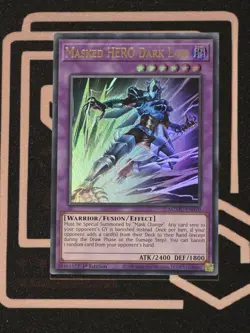 MZMU-EN070 Masked HERO Dark Law Ultra Rare YuGiOh - Image 1
