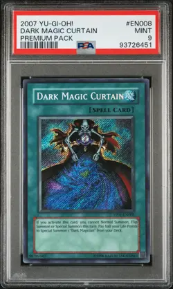 Dark Magic Curtain PP01-EN008 Secret Rare Yugioh PSA 9 *451 - Image 1