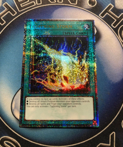 ** LIGHTNING STORM ** 1ST EDITION QUARTER CENTURY SECRET RARE RA01-EN061 YUGIOH! - Image 1