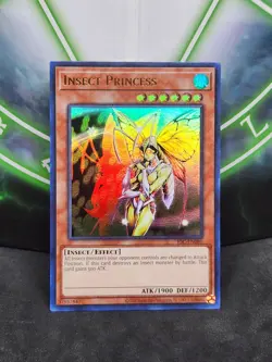 Yugioh Insect Princess IOC-EN080 Ultra Rare 25th Anniversary NM - Image 1