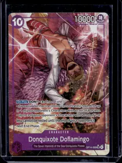 2026 One Piece Azure Sea's Seven Donquixote Doflamingo Alternate Art #OP14-069 - Image 1