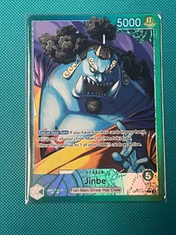 One Piece Jinbe (021) (Alternate Art) A Fist of Divine Speed NM - Image 1