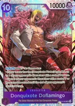 • Donquixote Doflamingo • OP14-069 SR The Azure Sea's Seven One Piece TCG NM - Image 1