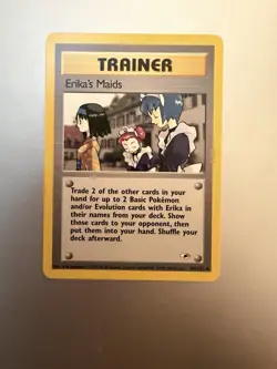 Erika's Maids 109/132 Gym Heroes - Uncommon Pokemon Card - LP - Image 1