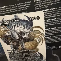 Knights of San D'Oria Magic: The Gathering Card #0002 Final Fantasy (Non-Foil) - Image 3