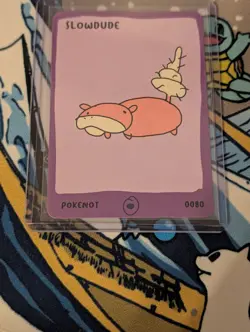 Dysfunctional Passholders Pokenots 151 Slowdude 0080 Slowbro Pokemon Card NM - Image 3