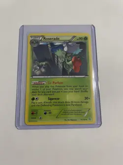 Pokemon TCG Roserade Dragons Exalted Rare Card 15/124 - Image 1