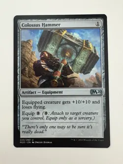 Colossus Hammer MTG Magic the Gathering Card NM Near Mint M20 - Image 1