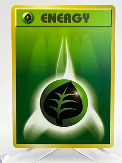 1996 Nintendo Japanese Pokemon Grass Energy Base Set Card 1st Edition Near Mint - Image 1