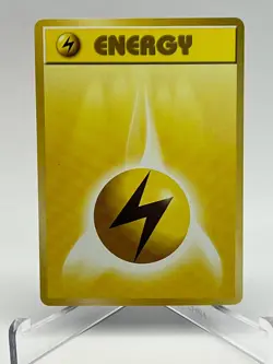 1996 Nintendo Japanese Pokemon Lightning Energy Base Set Card 1st Edition *NM* - Image 1