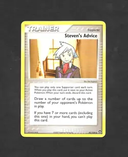 Steven's Advice 83/108 - Power Keepers Set Uncommon Trainer Pokemon Card TCG LP - Image 1