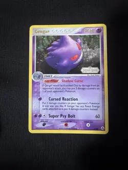 Pokemon Gengar 5/92 Stamped EX Legend Maker Reverse Holo Card NM Condition - Image 1
