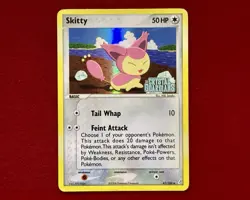 Skitty 41/100 Pokemon Crystal Guardians Stamped Reverse Holo Card - Image 1