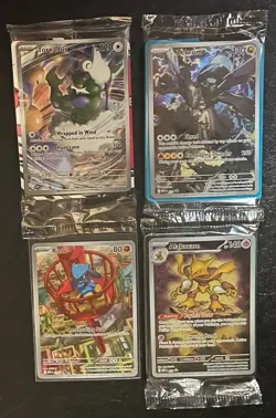 Pokemon 4 Promotional Cards Mint Condition Alakazam, Tornadus, Riolu, & Zekrom! - Image 1