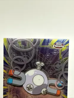 2000 Topps Chrome Pokemon Card - MAGNEMITE #81 - Image 2