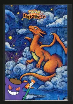 POKEMON HALLOWEEN CARD *CHARIZARD* HOLO - Image 1