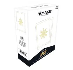 105 Ultra Pro MTG Mana 8 Plains Apex Deck Protectors White Card Sleeves magic - Image 1