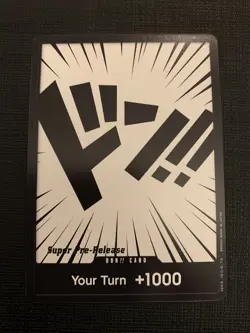 One Piece TCG Super Pre Release 1st Edition Starter Deck Don!! Card NM - Image 1