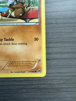 Pokemon TCG Cubone Breakthrough Card 77/162 Regular Common LP - Image 5
