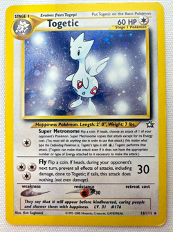 Pokemon Togetic Neo Genesis Holo Card 16/111 Lightly Played LP - Image 1