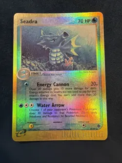 Pokemon TCG Seadra Dragon Reverse Holo Card 39/97 EX Dragon Vintage - Image 1