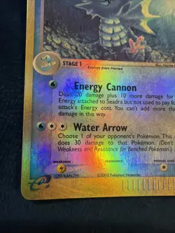 Pokemon TCG Seadra Dragon Reverse Holo Card 39/97 EX Dragon Vintage - Image 5