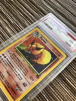 PSA 10 Flareon Holo Pokemon Card #3 Jungle Set Vintage 1999 Gem Mint - Image 2
