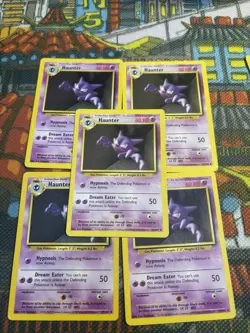 *MP Pokemon TCG Haunter Base Set Unlimited Uncommon Card 29/102 (x6) 💎🔥 - Image 3