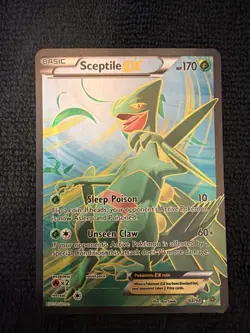Pokemon TCG Sceptile-EX Holo Full Art Ultra Rare Card Ancient Origins 84/98 - Image 1