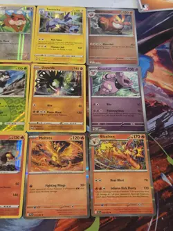 Pokemon Card Lot Bulk Mixed Era Holo Rare Rever Holo Old Eeevee Pikachu Snorlax - Image 4