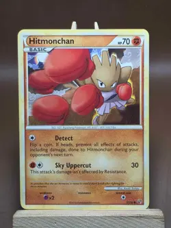 HP Hitmonchan 51/90 Pokemon Undaunted Pokemon Card - Image 1