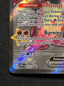 Charizard ex 074 SV: Scarlet & Violet Promo Cards Holo NM - Image 2