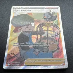 Bird Keeper - 066/072 - Pokemon Shining Fates Sword Shield Full Art Rare Card - Image 2