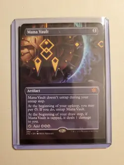 Magic TCG MTG - Mana Vault - Borderless - Double Masters - NM - Image 1