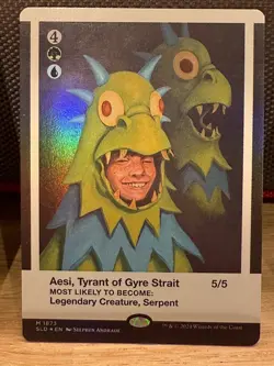 Mtg Secret Lair— Aesi, Tyrant of Gyre Strait — Foil —NM - Image 1