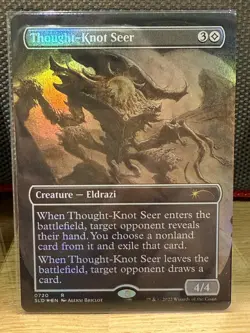 Mtg Secret Lair— Thought-Knot Seer 720 — Foil —NM - Image 1