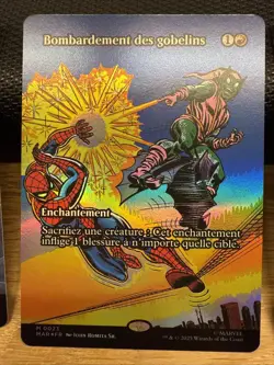 MTG SPM MAR — Goblin Bombardment FOIL FR — NM French - Image 1