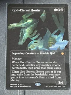 MTG WAR SDCC 2019— God-Eternal Bontu —NM—Extra Shipping Cost Refound - Image 1