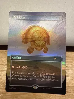 Mtg Secret Lair Nalac — Sol Ring — Foil —NM - Image 1