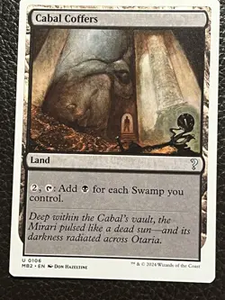 Mtg MB2— Cabal Coffers —NM White Border - Image 1