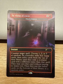 Mtg Secret Lair Spanish Bonus — Tibalt’s Treackery — Foil — NM - Image 1